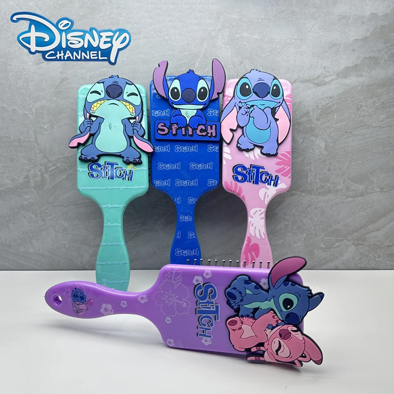 

Disney Stitch Angel Air Cushion Comb Kawaii Cartoon Anime Figure Hair Brush 3D Massage Comb Haircare Hairdressing Tool Girl Gift
