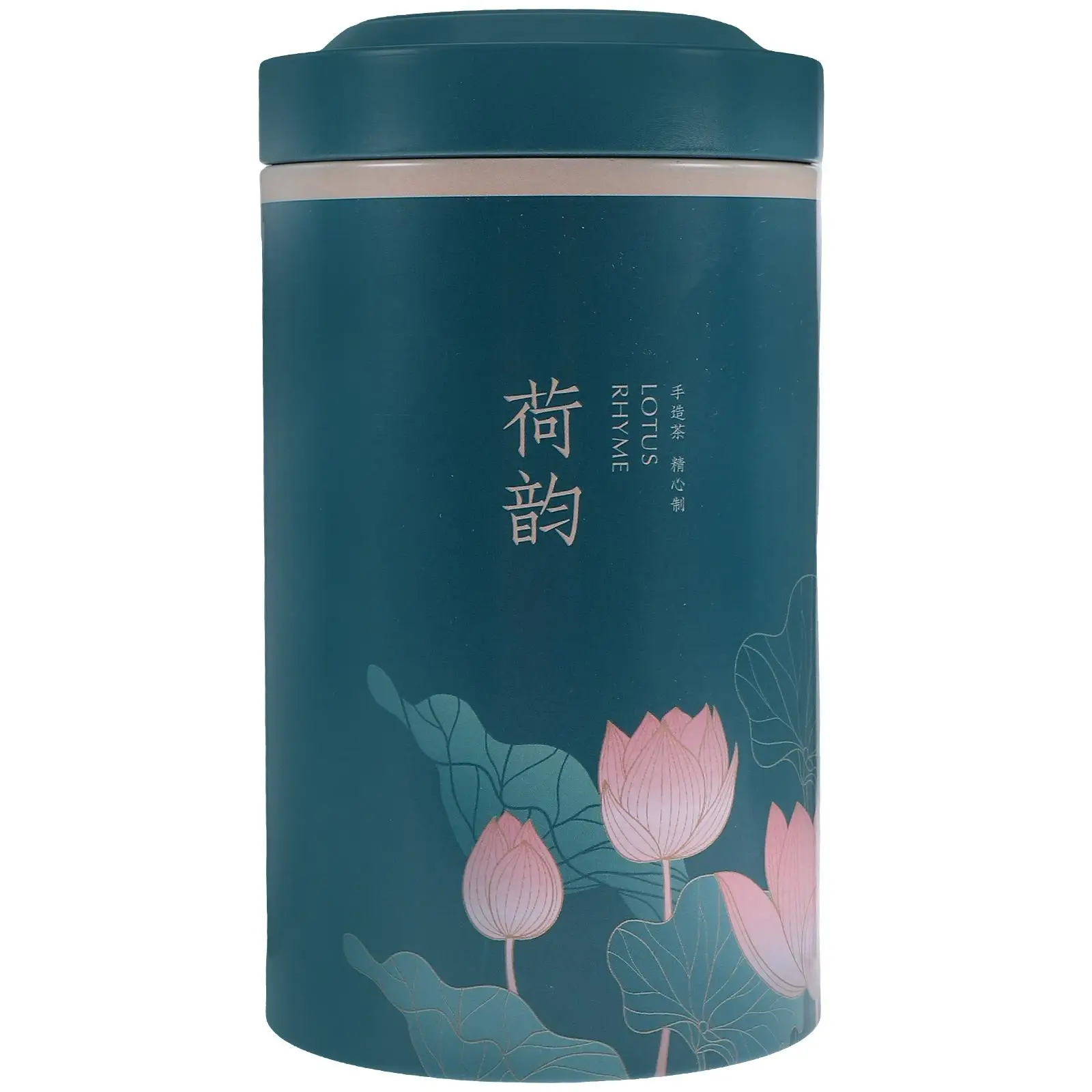 

Airtight Tea Container Tinplate Storage Can Large Capacity Lid Sealed Candy Holder Snack Canister Kitchen Use Tea Jar