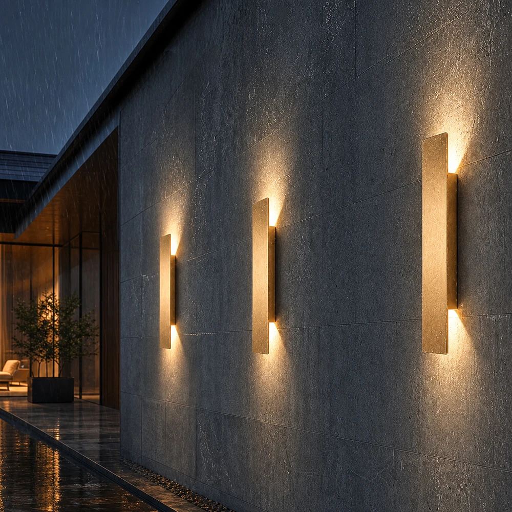 41cm-outdoor-led-wall-light-18w-waterproof-up-down-wall-sconce-3000k-warm-white-brushed-gold-coffee-aluminum-hardwired-ac90-260v