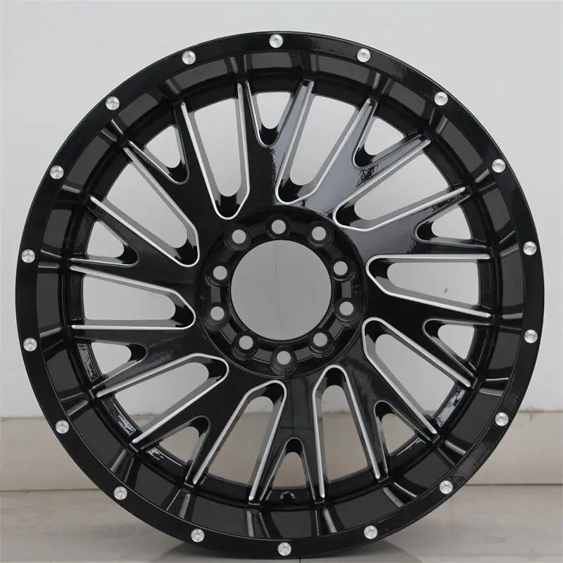 

RCSR Custom Deep Dish Forged 4x4 Off-Road Wheels 6x139.7 Aluminum Alloy Rims Black New Condition 100mm 98mm 25mm-40mm Spacings