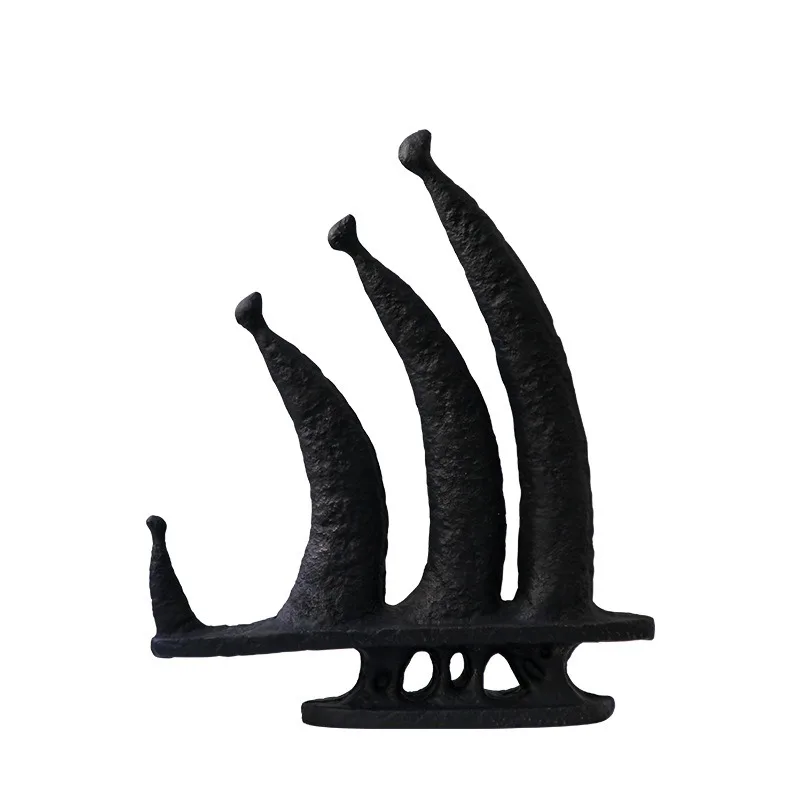 Abstract Human Figure Decorative Sculpture for Modern Minimalist Wabi Sabi Style Living Room Lobby TV Stand Entrance Table