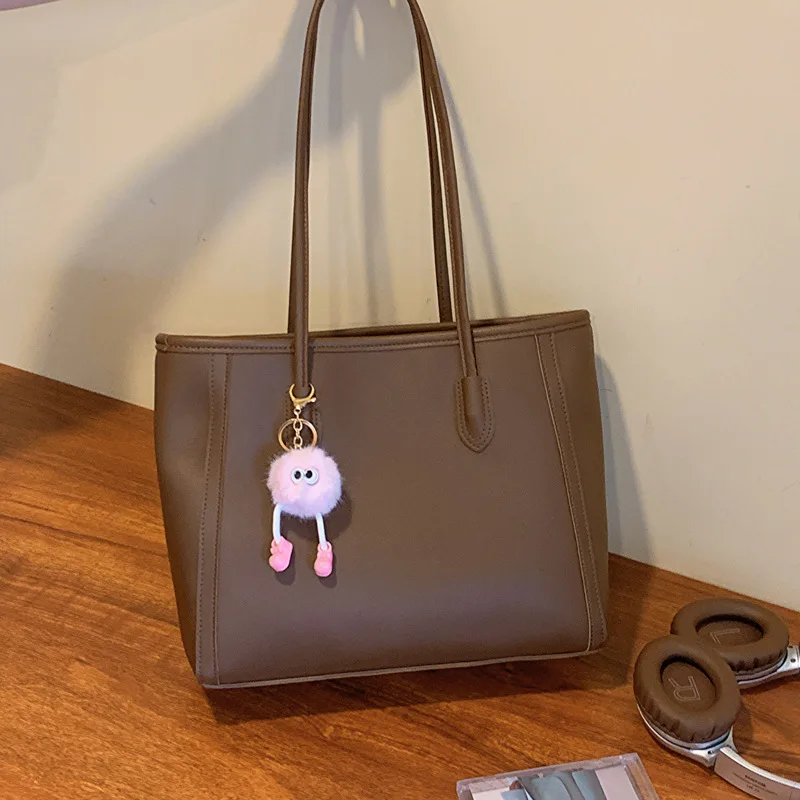 Large Capacity Shoulder Bag Handbag for Commuting and Casual Use Versatile Tote Bag Color Blocking Single Tote Women's Bag