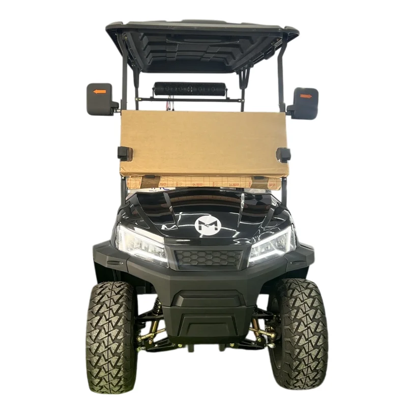 MMC Hot Selling Custom High Quality Golf Cart Full Chassis Reinforced Body Structure Reinforced Lithium Battery 6 Seat Golf Cart