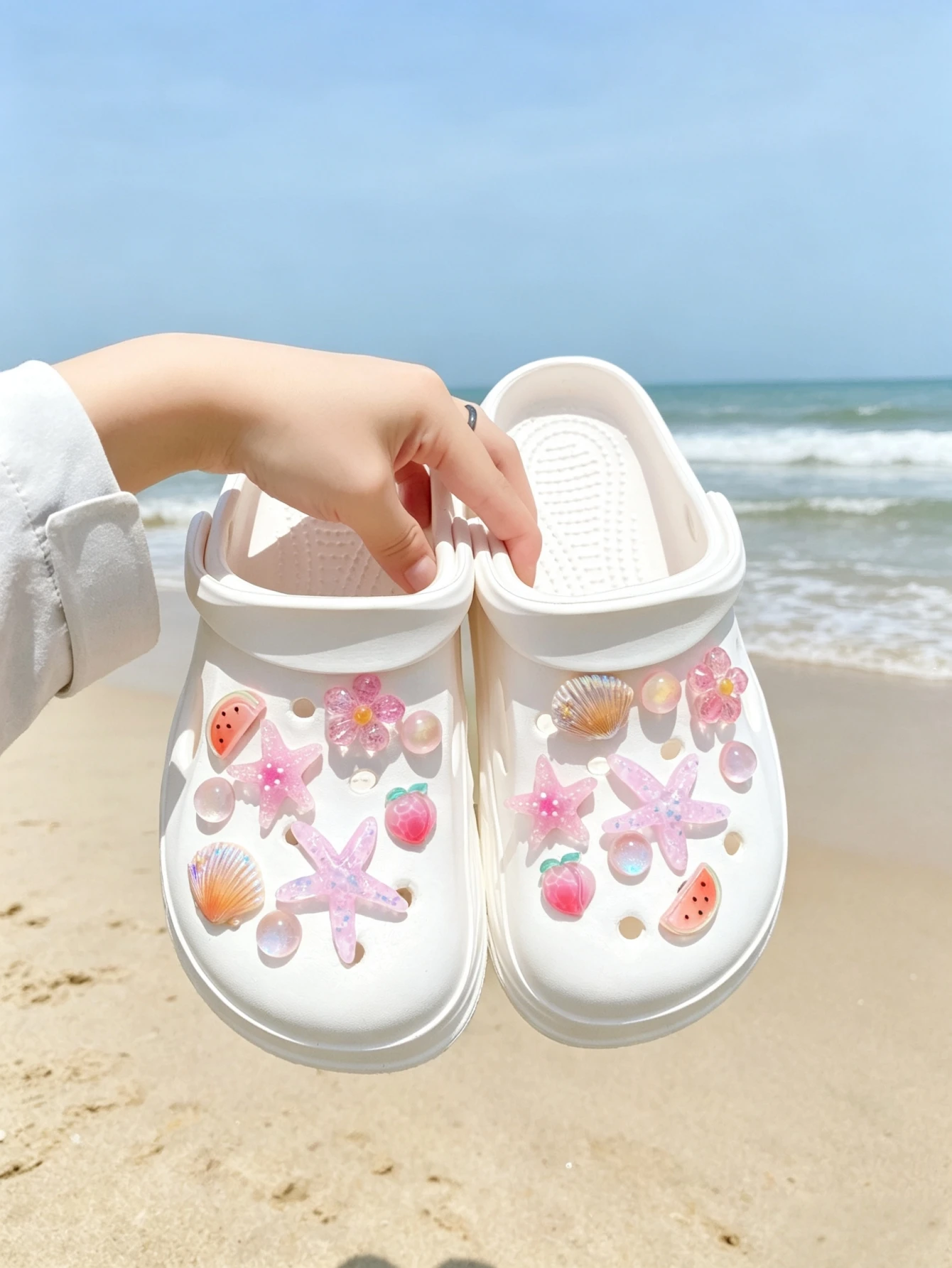 18-piece shoe decoration DIY casual shoe decoration - An interesting and versatile way to personalize your footwear