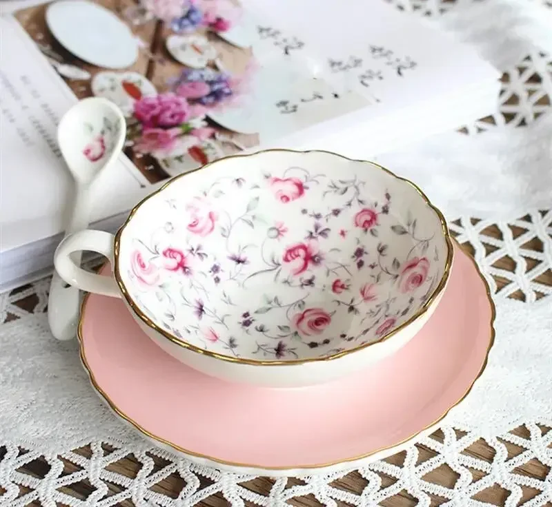 

150ML British Royal Bone China Coffee Cups Lover Couple Mugs Ceramic Tea Cup & Set Advanced Porcelain Mug For Gift