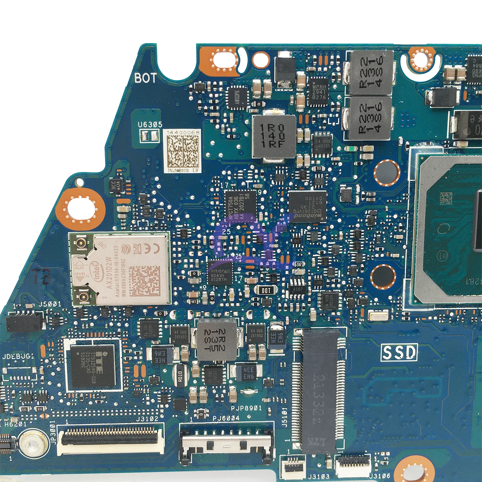 Imagem -06 - Placa-mãe Portátil para Asus Zenbook Flip 13 Ux363 Bx363ja Rx363ja Uxf3000ja i5 i7 10ª Geração 8gb Ram Teste 100