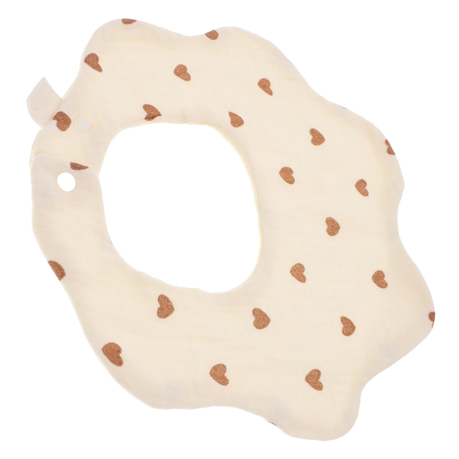 

Baby Drooling Bib Infant Cotton Soft Durable Toddler Feeding Bib Snap Button Baby Feeding Supplies Toddler Bibs