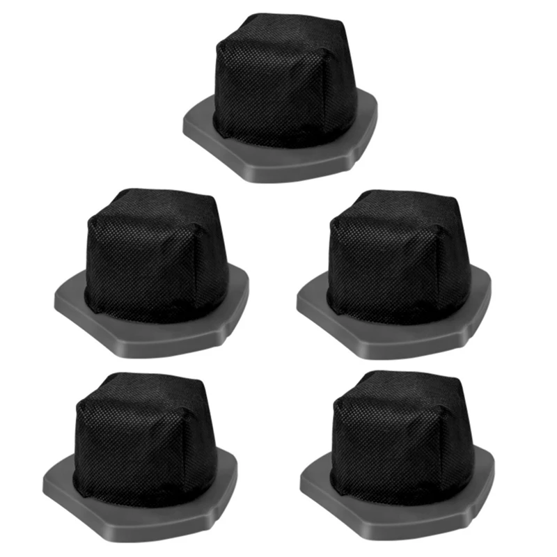 Handheld Aspirador Poeira Filtro, Acessórios, Filtro Saco De Pó para Tubarão LV800 LV801 LV801C, 5pcs