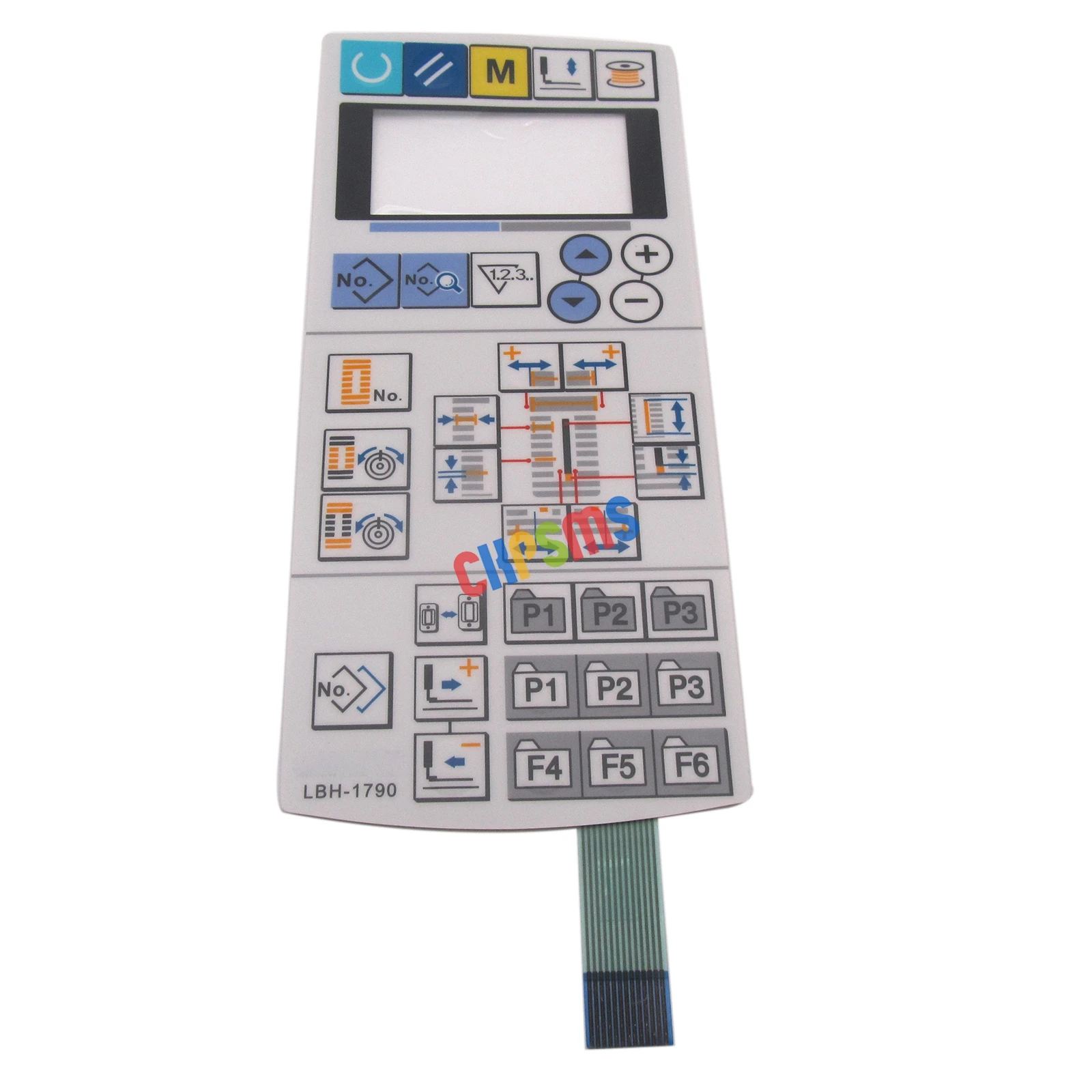 Panel de operación con teclado para máquina de abotonado JUKI piezas, 1 LBH-1790 #400-03460