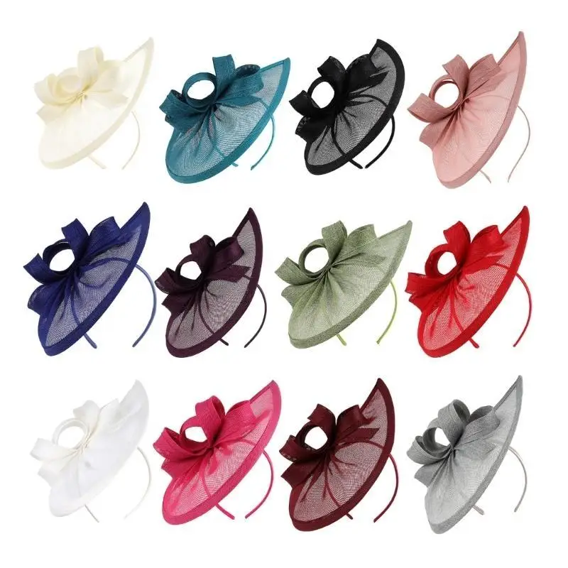 

A52E Нежная шляпа от солнца в свадебном стиле, модный эффектный головной убор для активного отдыха, стильный головной убор, для