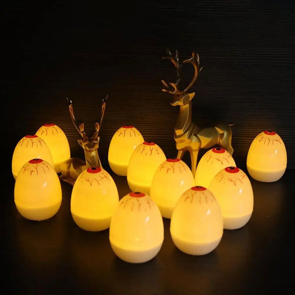 

Battery Operated Led Candles Spooky Led Eyeball Candle Lights Halloween Party Decorations with Style Scary Battery Operated