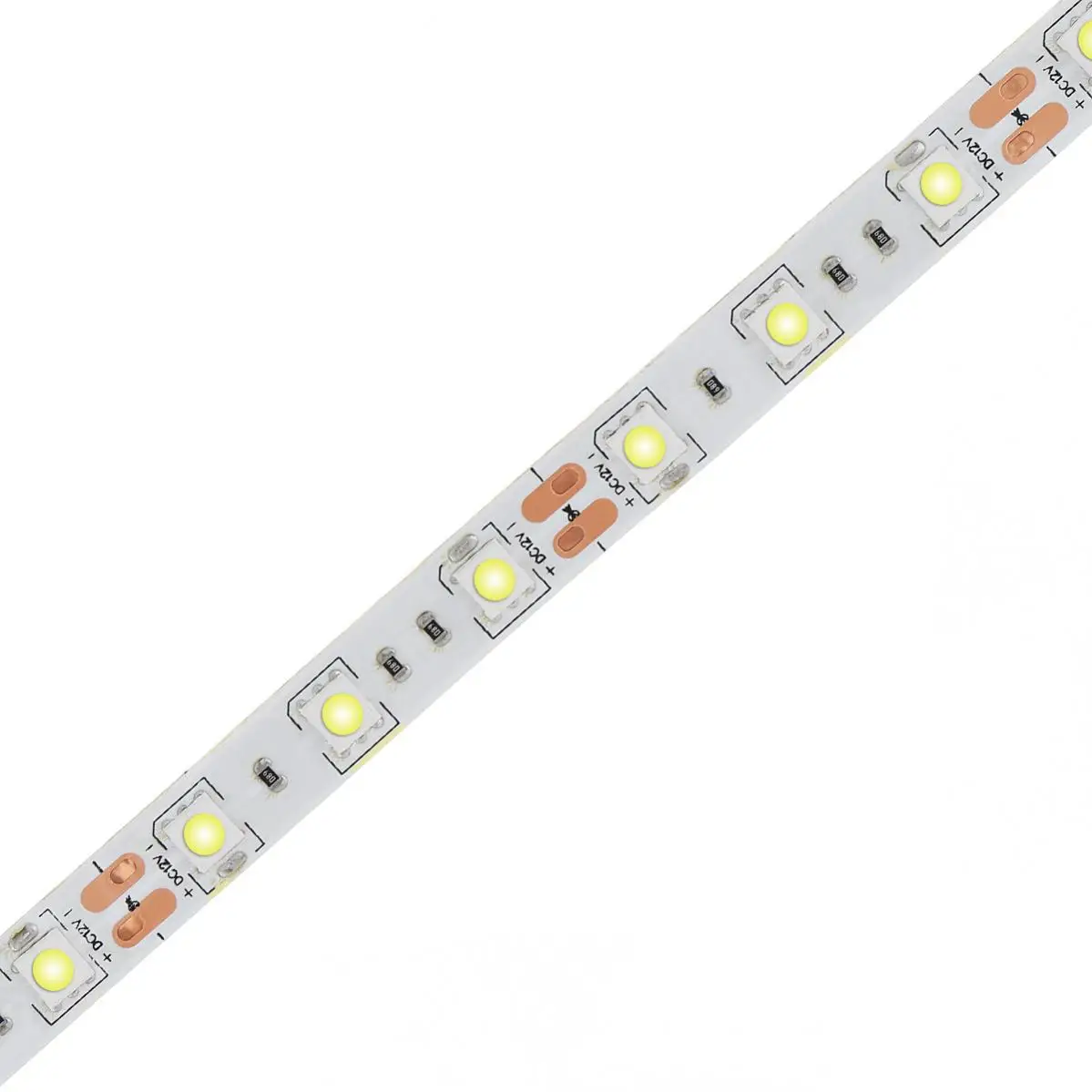 25CM 15 SMD 5050 Non Waterproof LED Flexible Strip Light PC Computer Case Adhesive Lamp 12V