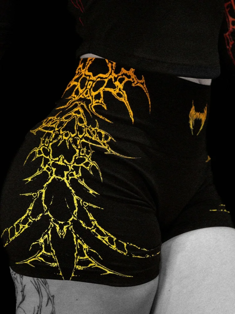 Breathedivinity Damen Fitness-Shorts für Yoga-Training - Hochgeschnittene, Dehnbare und Leichte Shorts