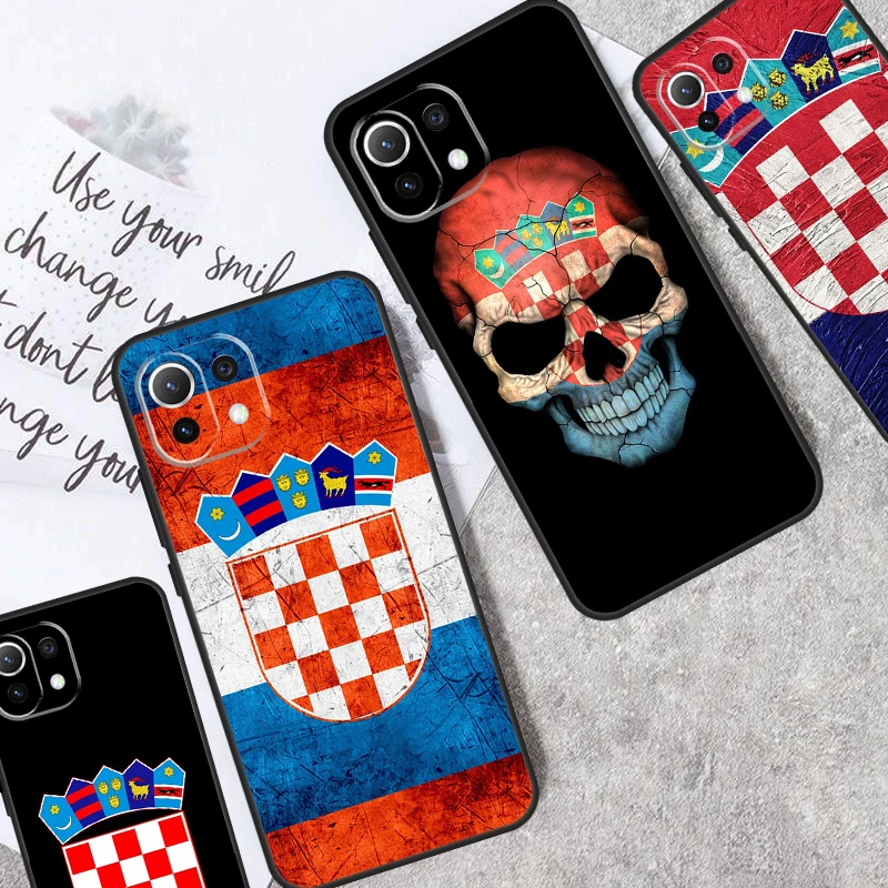 Croatia flag Case For POCO X6 Pro X3 X4 X5 M6 Pro M5s F3 F5 Xiaomi 14 Ultra 12 13 11T 12T 13T Pro Cover