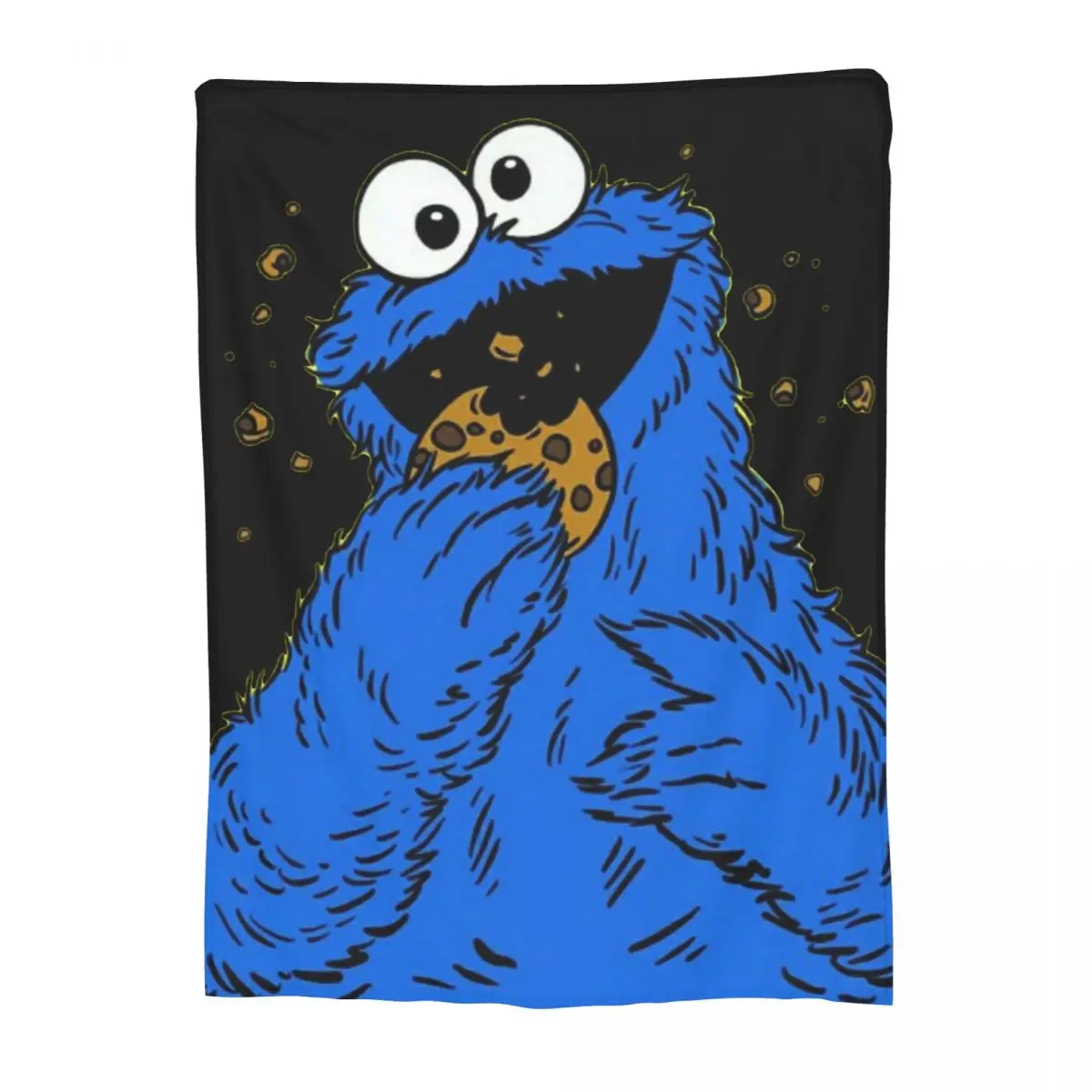 بطانيات مخصصة للبرامج التلفزيونية كوكي مونستر، بطانية رمي دافئة من الفلانيل لمفارش مكتب غرفة النوم #5