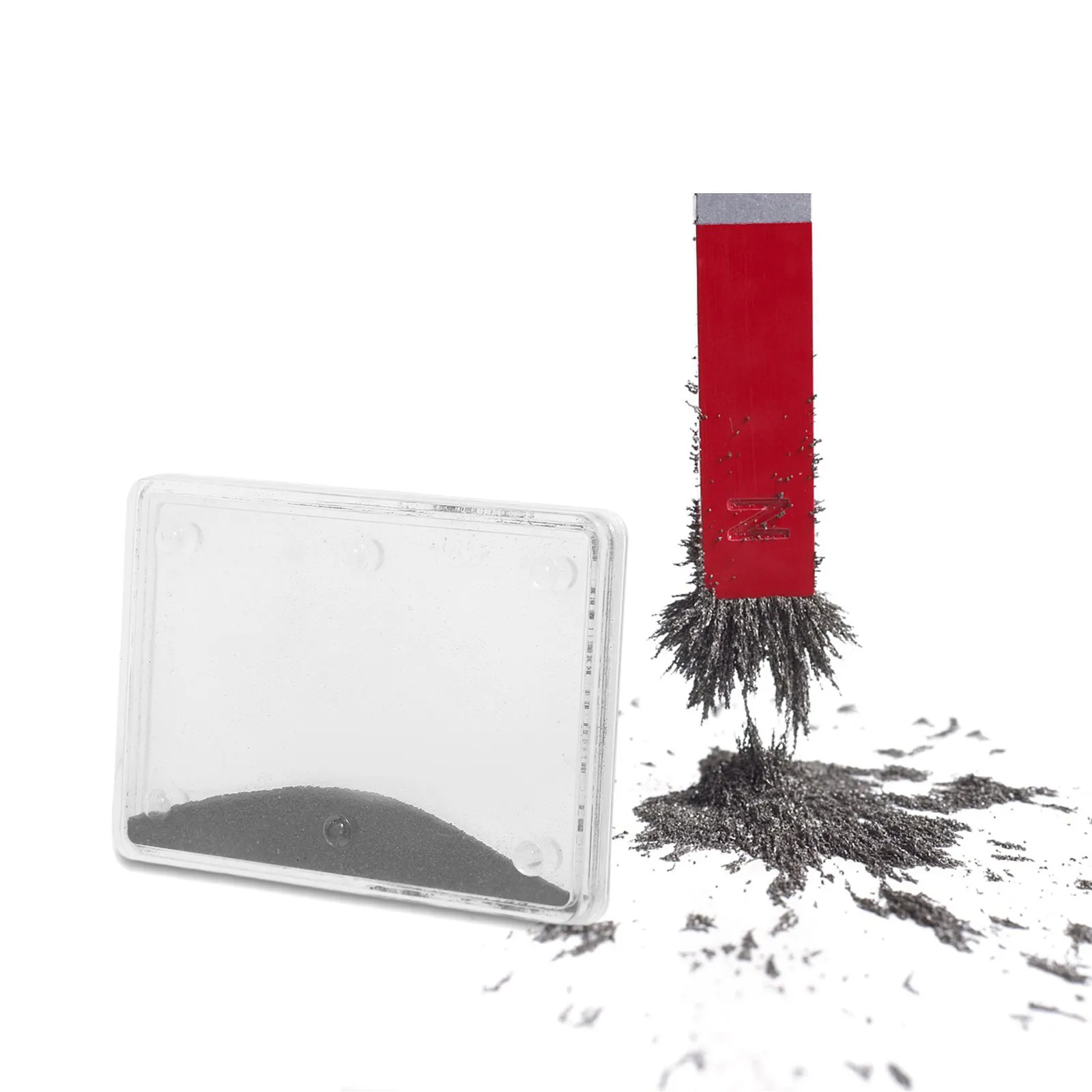 

Iron Powder Filings Box Magnetic Field Demonstration Physical Magnetism Educational Science Experiments Science Iron Shavings