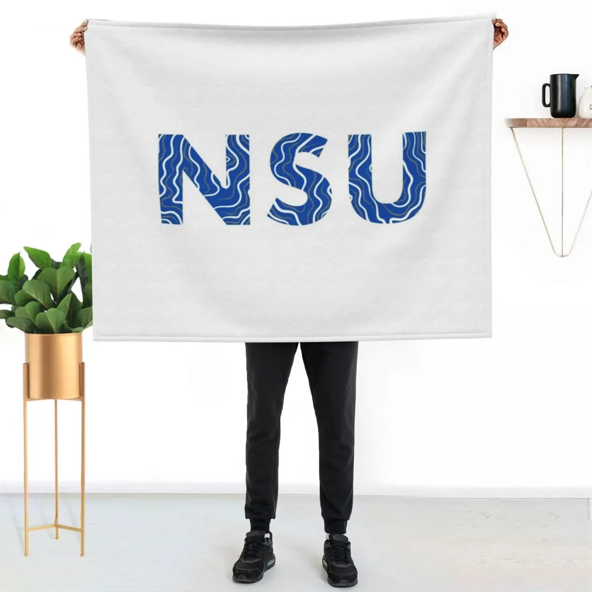 

Copy of NSU Nova Southeastern University Throw Blanket Men's Soft Warm Throw Blanket for Couch