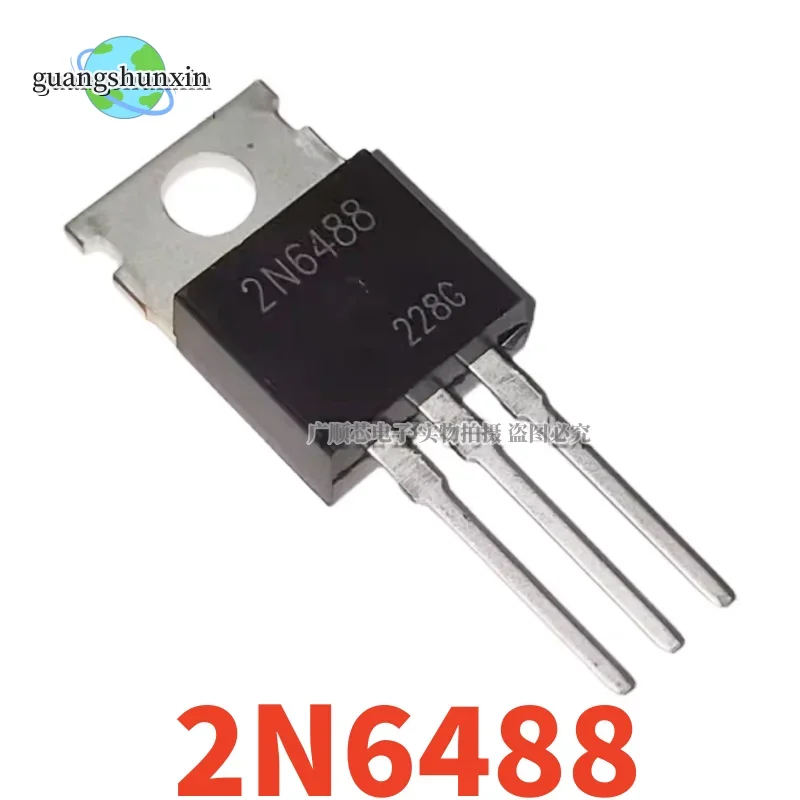 10PCS New original 2N6491 2N6488paired transistor TO-220 power transistor transistor 2N6491G 2N6488G