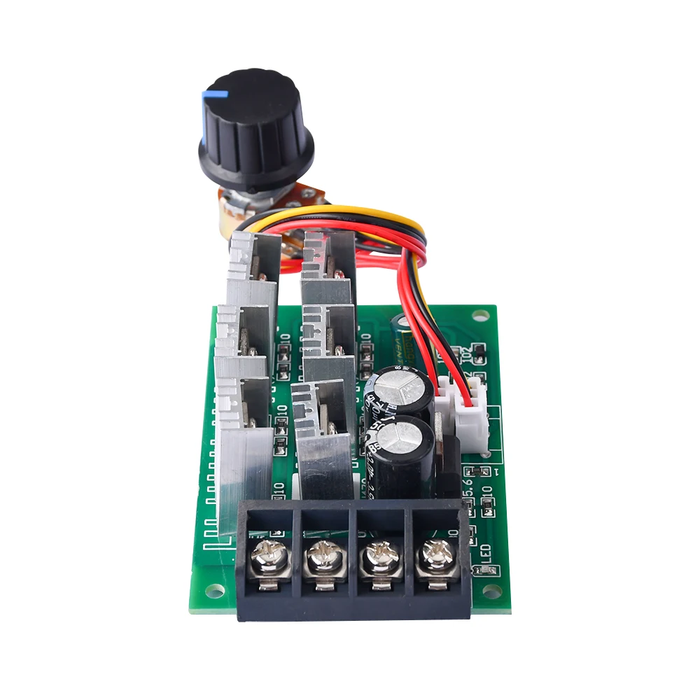 1/2PCS PWM DC Motor Speed Controller 9-55V 40A 2000W DC Motor Pump Speed Regulator High Power Speed Controller 9V12V 24V 36V 48V