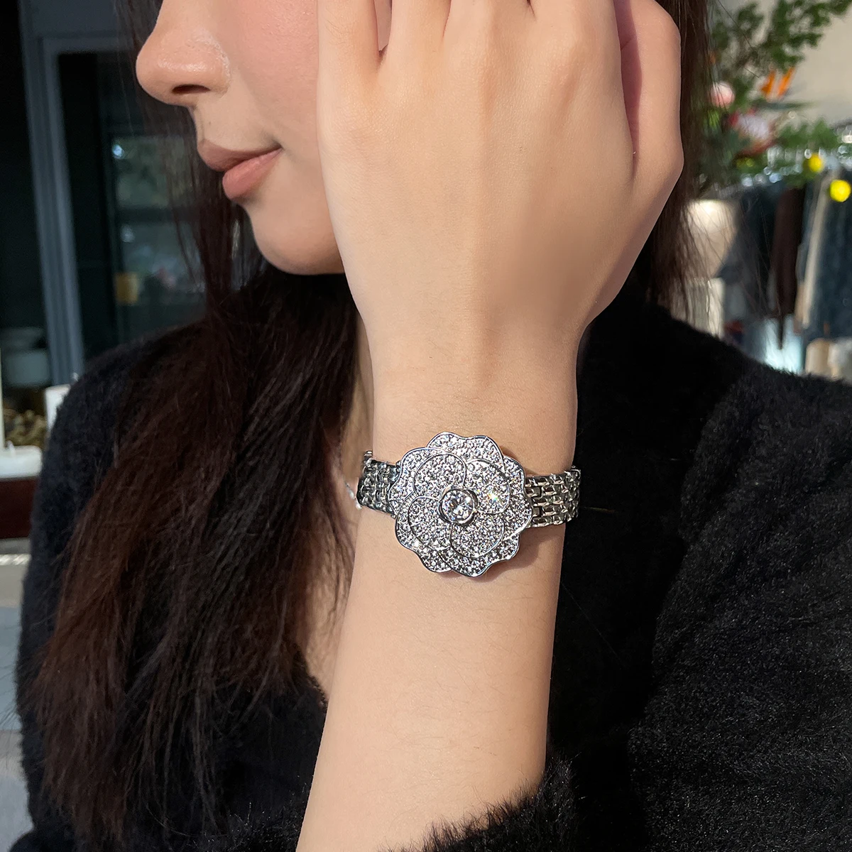 

Gypsy Flip Watch Female, Women's Small Light Luxury Women's Watch Tide