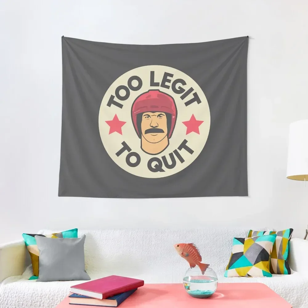 Too Legit To Quit Tapestry Aesthetic Room Decor Korean Room Decor Tapestry