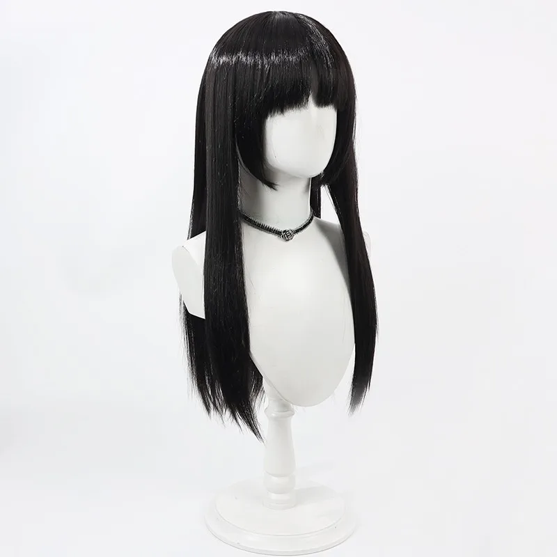 Peruka cosplay Dream Witch Kawakami Tomie Identity V Ito Junji Collaboration, czarne długie włosy, prezent na Halloween