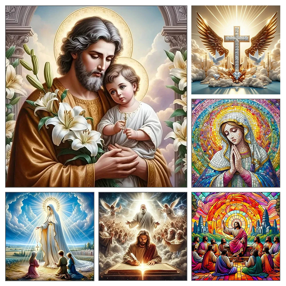 

Иисус Религия алмазная живопись наборы для вышивки крестом мозаика вышивка украшение дома 5D DIY искусство новые поступления