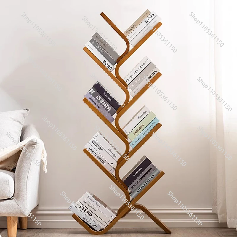Shelf Filing Curved Bookshelf Wooden Decor Corner Industrial Bookshelf Minimalist Bedroom Estante Para Livros Furniture