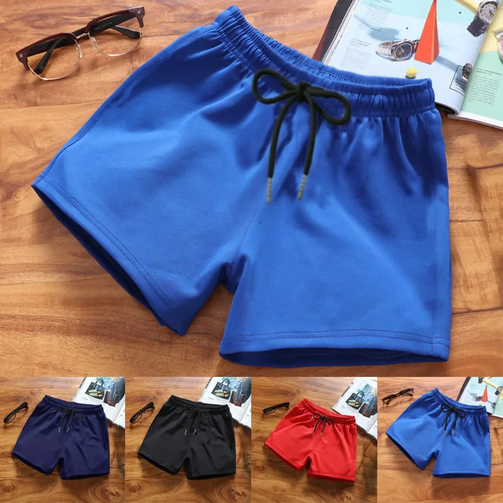 Gym Shorts Shorts Casual Training Fitness Workout Holiday Jogging Mens Polyester Running Short Pants Solid Color