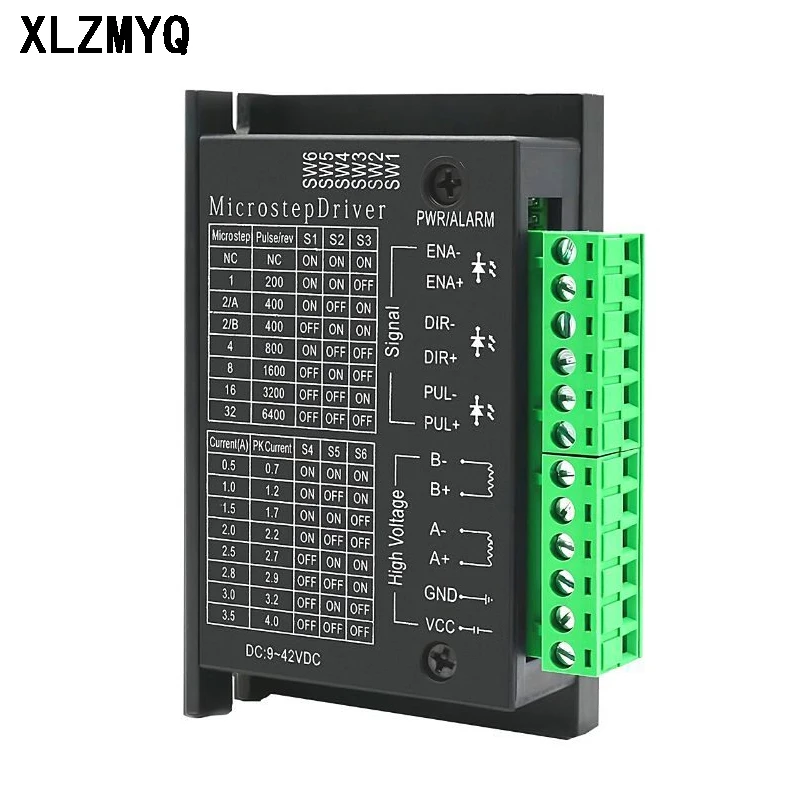 TB6600 Step Motor Driver Stepper 42/57/86 32 Segments Upgraded 4.0A 42VDC Motor Driver Controller Board For 3D Printer