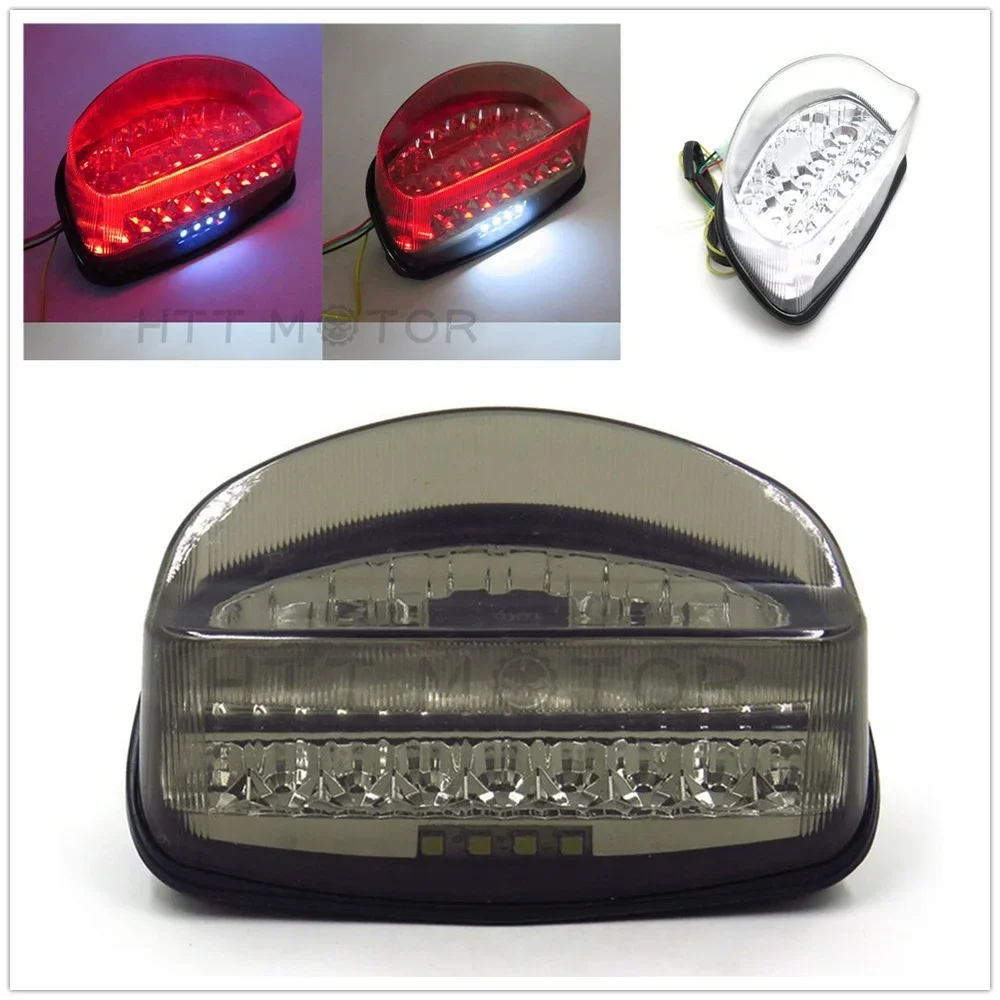 

Smoke Lens LED Tail Brake Light W/Turn Signal for Honda 1997-1998 CBR1100XX HORNET 250 600 Aftermarket Motorcycle Part