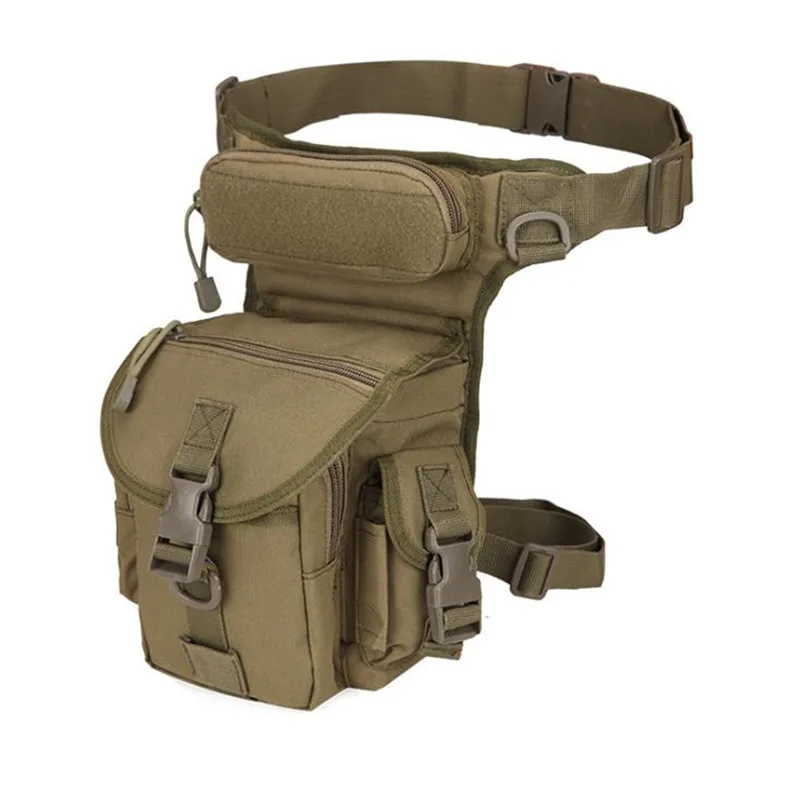 Military Waist Fanny Pack Weapons Tactics Ride Leg Bag For Men Waterproof Drop Utility Thigh Pouch Multi-Purpose Hip Belt