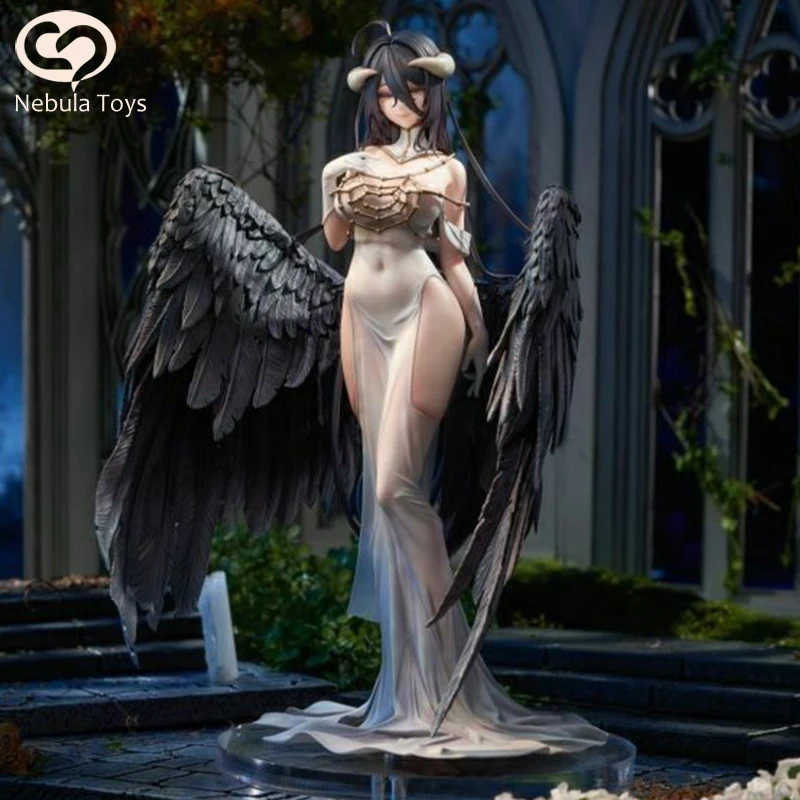 

Новая фигурка Overlord Albedo, фигурки героев, коллекция ПВХ, модель, сексуальные куклы для девочек, украшение стола, статуя, игрушки, рождественские подарки