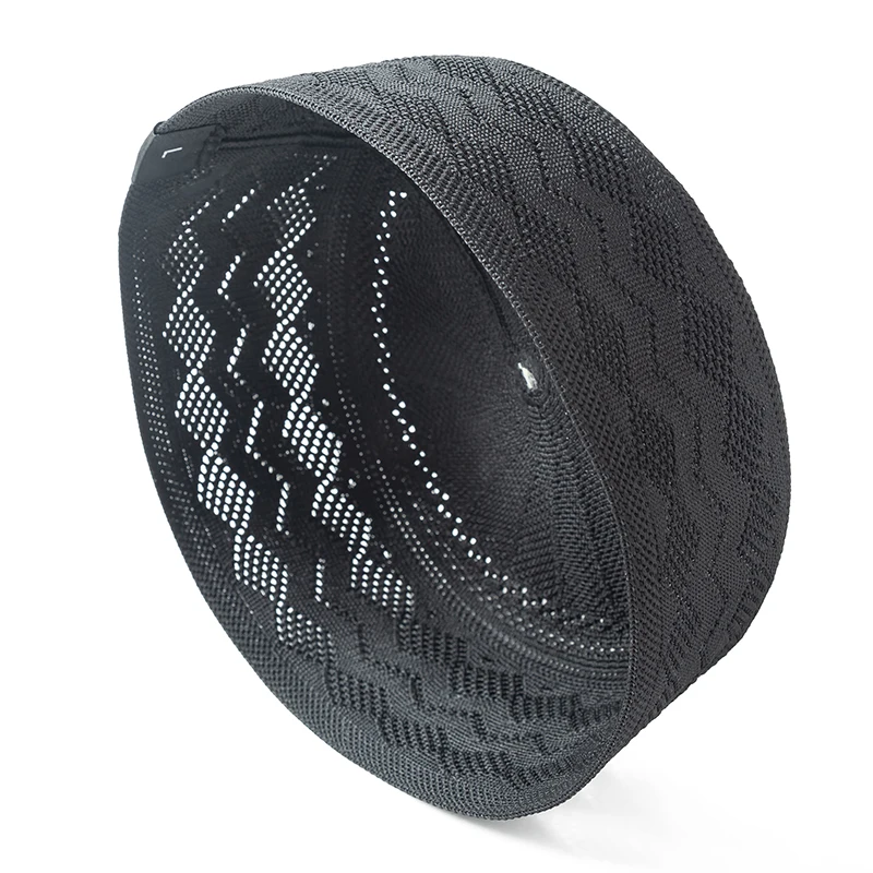 Berretto Kufi turco Keffiyeh turbante uomo islamico - Nuovo cappello da preghiera musulmano Hijab ebraico per uomo Arabia Saudita stile indiano