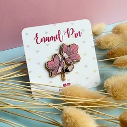 Beautiful Sakura Cherry Blossom Enamel Pin Floral Lapel Badge Flower Brooch for Jewelry Accessory Gifts for Friends Lovers