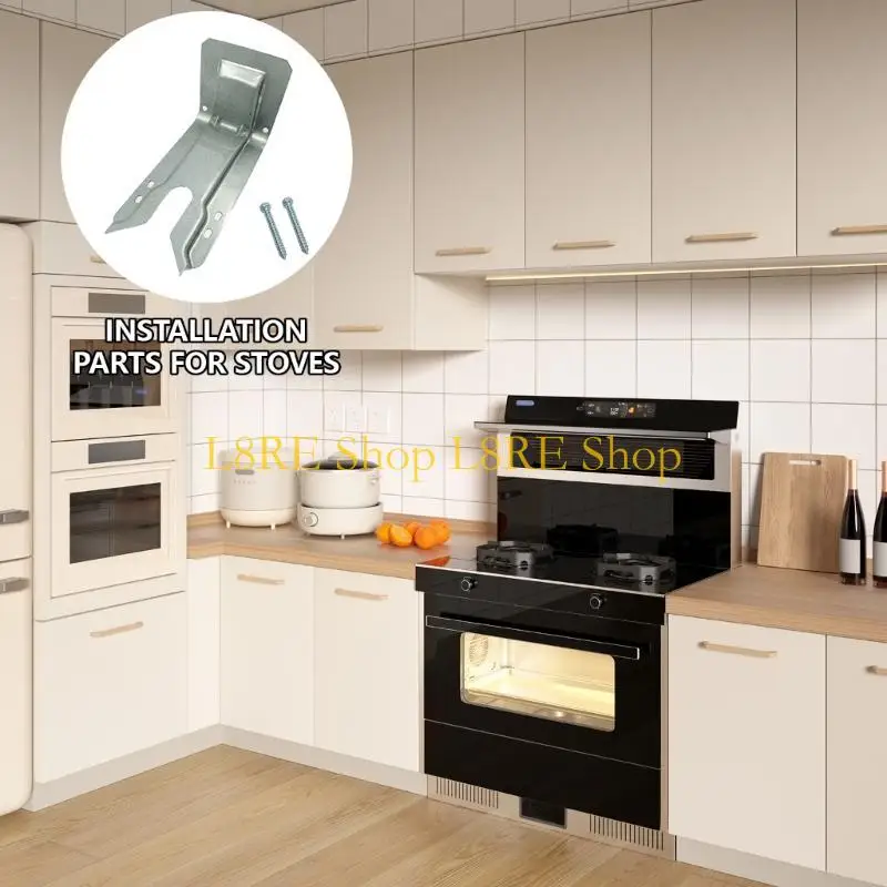 L8RE Cooktop Anti Tilt Bracket with Mounting Hardware Home Safety Enhancement