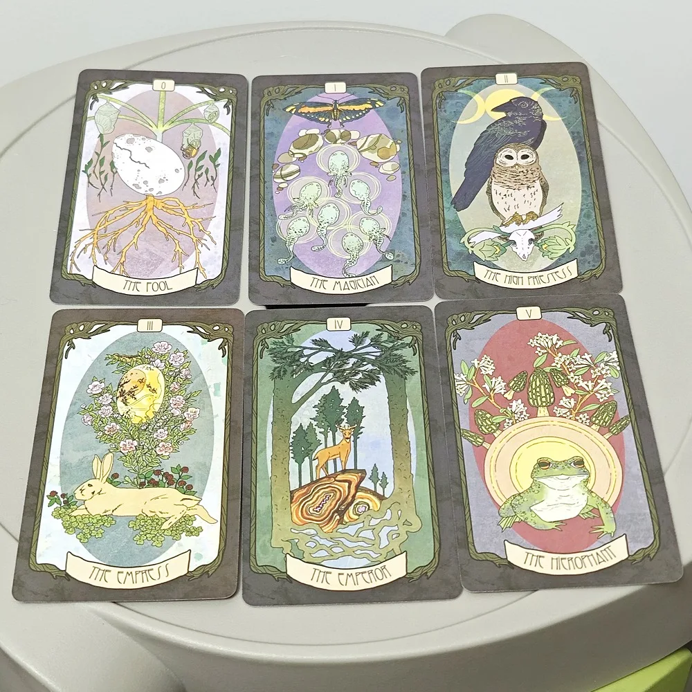 The Forager\'s Daughter Tarot 78 Uniquely Illustrated Cards Featuring Motifs and Narratives Found In The Flora 10.3*6cm