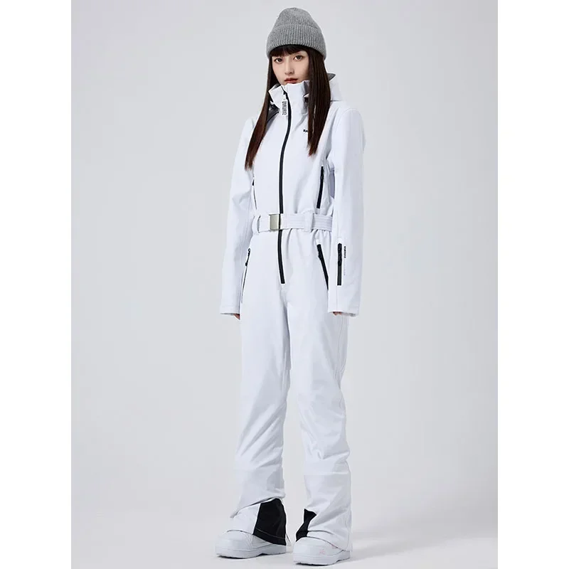 

Snowboarding Jumpsuits One-piece Ski Suit 2025 Winter Women Windproof Waterproof Breathable Outdoor Sports Skiing Sets Clothes