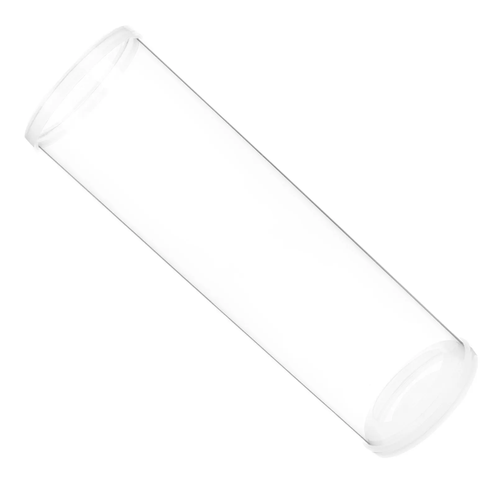 

Прозрачная цилиндрическая туба для хранения бадминтонных воланов: портативный органайзер с легким доступом для тренировок в помещении и на улице, незаменимый для спортзала