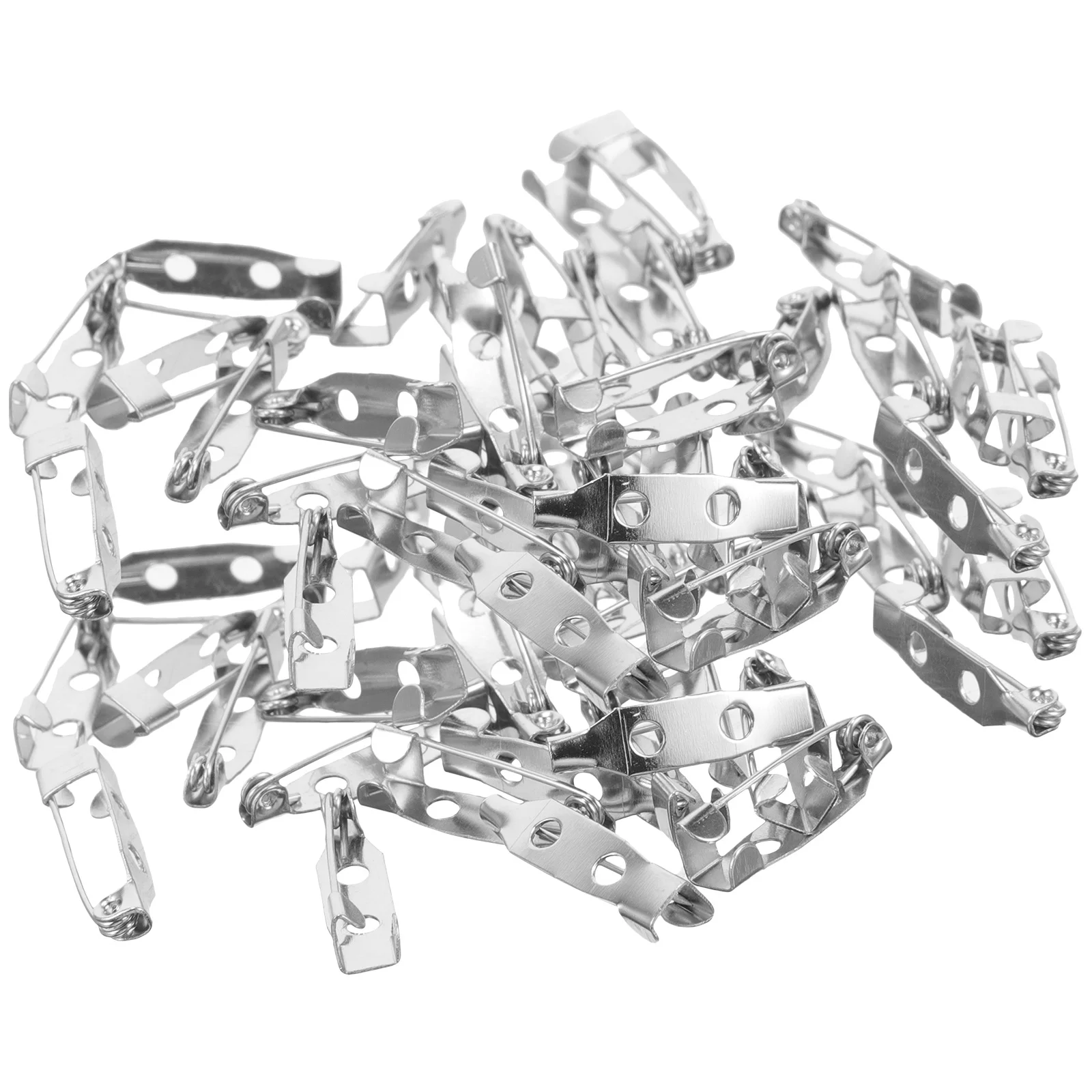 

100pcs Safety Brooch Metal Bar Pins For Diy Clothes Craft Accessories Brooch Making Handicraft Pins Decor Clothing Fixing Tools