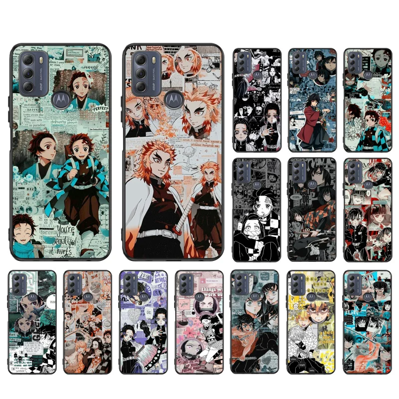 

Kimetsu No Yaiba Demon Slayer Anime Case For Moto G84 G22 G32 G42 G52 G62 G53 G72 G60 G60S G100 G10 G20 G30 G13 G50 G 5G G Pure