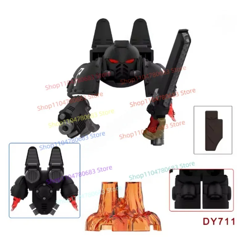 MOC اللبنات معركة الملاك المحارب شخصية صغيرة التجمع نموذج عرض قطعة الكرتون أنيمي الملحقات لعبة هدية تحصيل