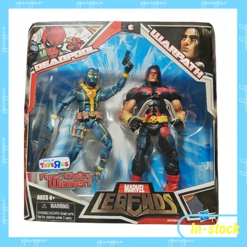 【En stock】Hasbro Marvel Legends Warpath y Deadpool doble conjunto Anime personaje juguete coleccionable modelo regalo