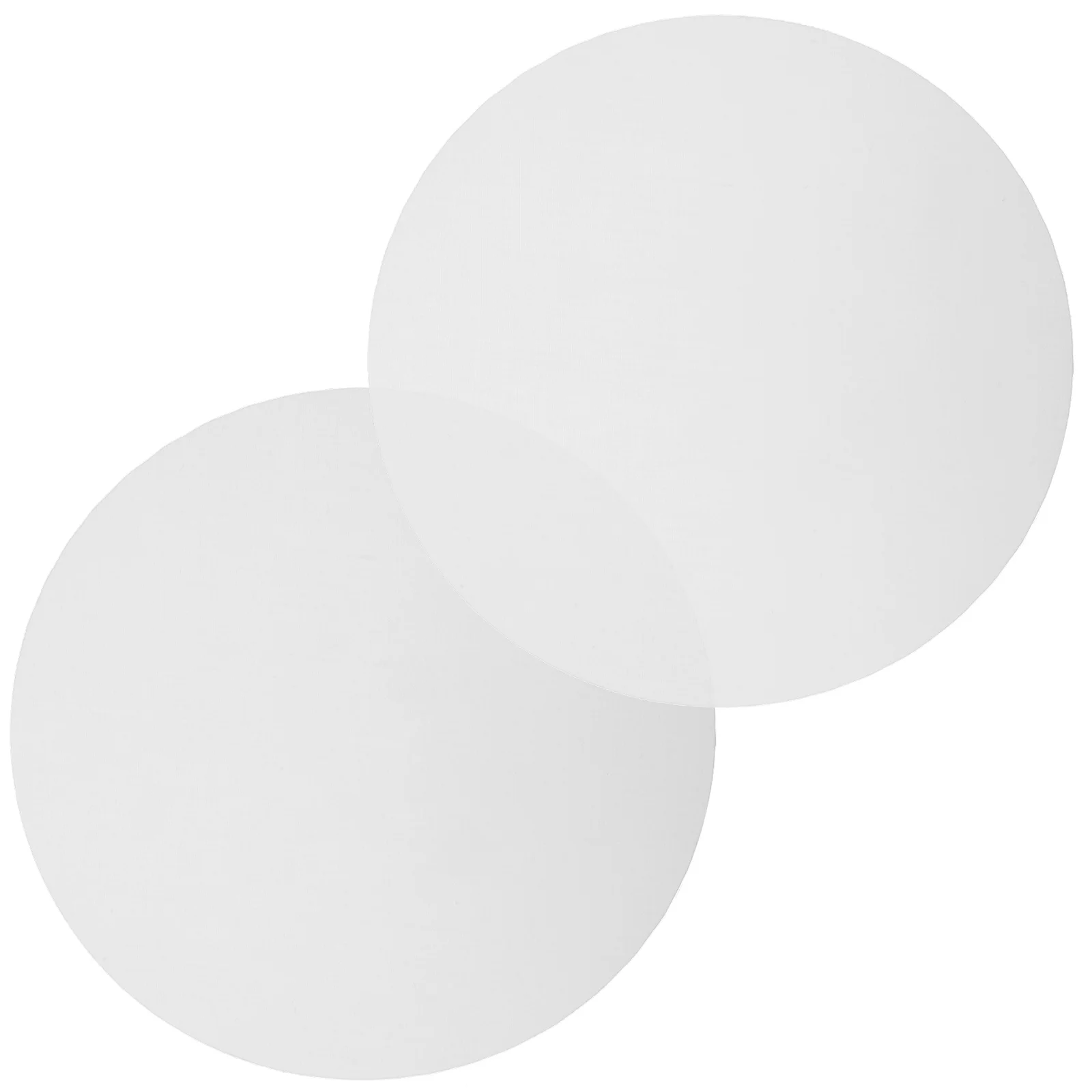 

2 Pcs Lampshade Diffuser High Temperature Light Shield Circular Cover Cloth LED Bulb Tube Bedroom Room
