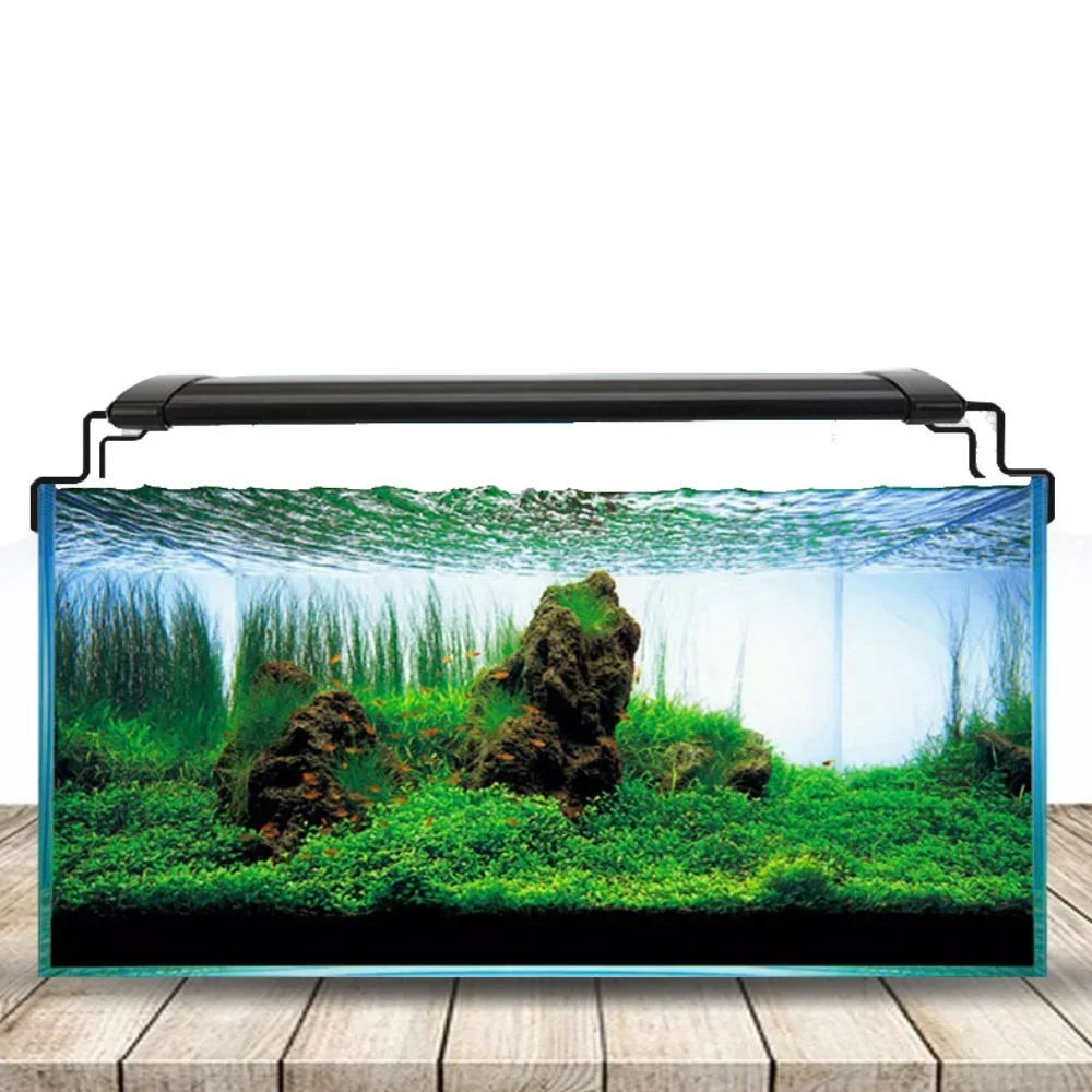 Fish Tank Light 30-120cm White Blue Red Green LEDs With Extendable Brackets Daylight and Moonlight Cycle Help For Plant Growth