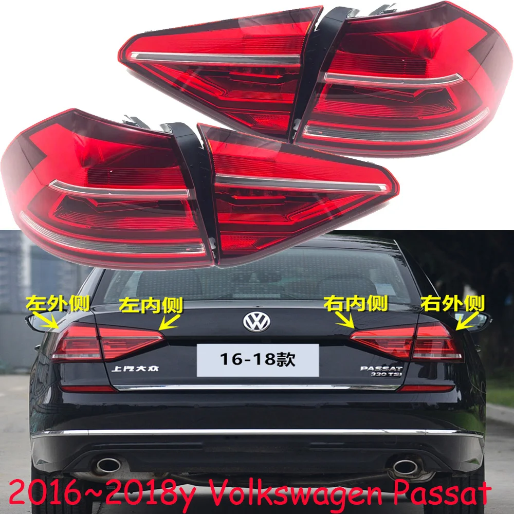 

1pcs car bumper tail light for Volkswagen Passat taillight 2016~2018y car accessories Taillamp for VW Magotan fog lamp