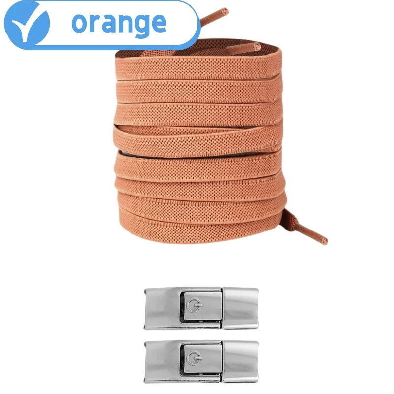 8 MM 2023 Keine Krawatte Schnürsenkel Drücken Sie Schloss Schnürsenkel Ohne Krawatten Elastische Schnürsenkel Sneaker Kinder Erwachsene Verbreiterte Flache Schnürsenkel für Schuhe
