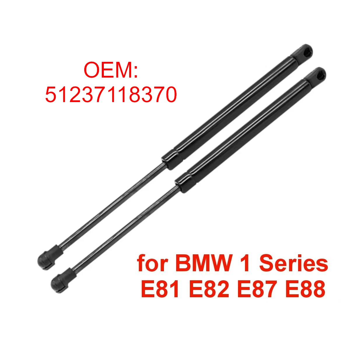 2Pcs 51237118370 Car Front Engine Bonnet Hood Gas Struts Lift Shock Absorbers for BMW 1 Series E81 E82 E87 E88 2003-2012