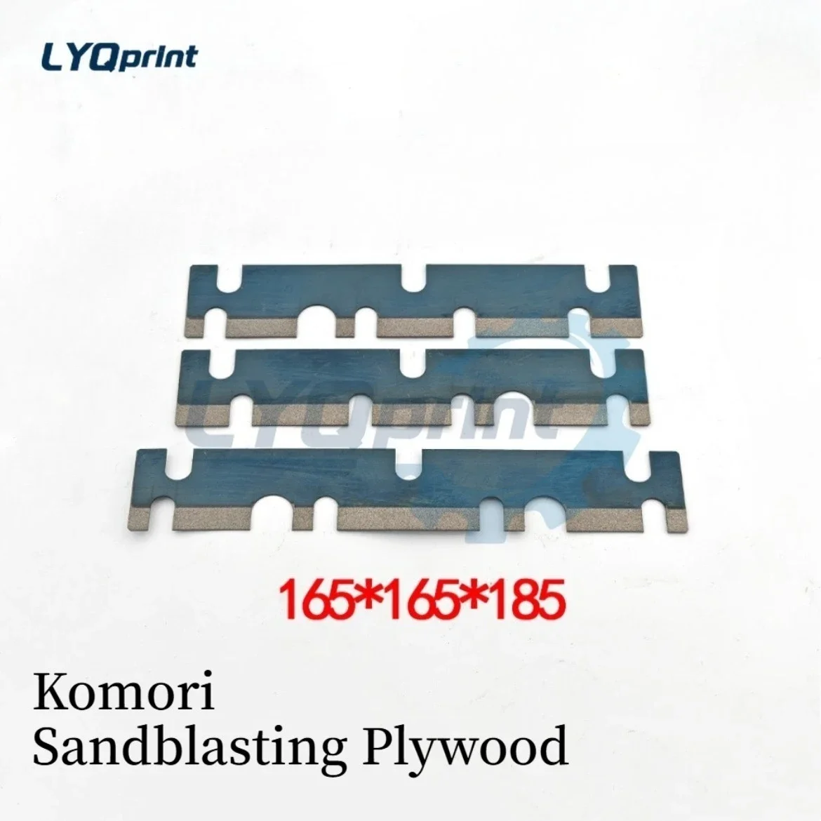 Beneficial Komori 625 Commercial Wheel Size Length 165mm 185mm Thickness 1mm Frosted Sandblasting Clamp Plate New Printing Acces