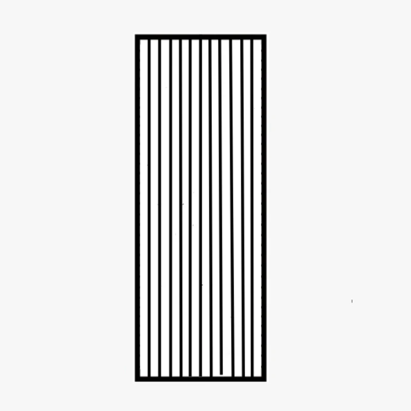 LMM cross grid screen for offices, stainless steel grille, living room entry, modern minimalist